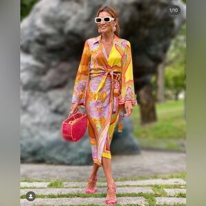 Zara Multicolor Patterned Blouse